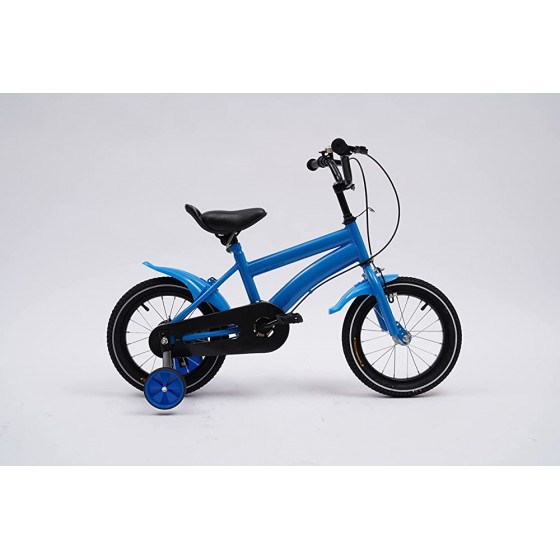 DGKLNDSY Vélo pour enfant de 14 pouces avec roues auxiliaires construction en acier stabilisé avec pneus en caoutchouc vélo pour enfant réglable en hauteur cadeau pour garçons et filles - BW679VTQD