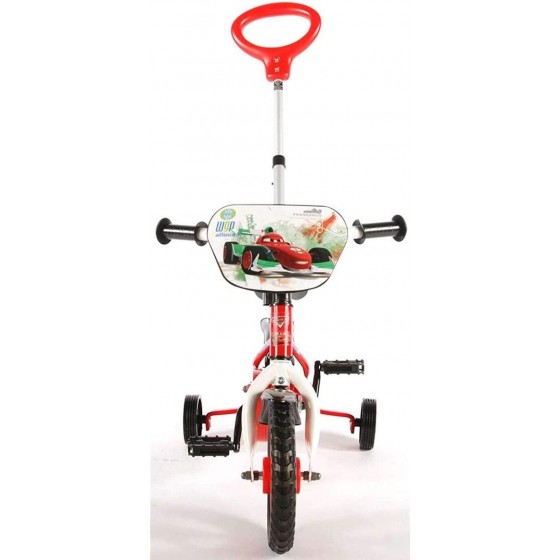 Disney Vélo pour Enfant avec Barre d’Apprentissage Amovible et orientable Roues stabilisatrices Images de Voiture 25 cm Environ Rouge - BB6AEBHDK