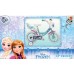 Vélo 14'' fille licence Frozen Reine des Neiges avec porte-poupée arrière + casque inclus ! - B4KBEWQPB