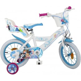 Vélo pour fille 14" Disney Frozen La Reine des Neiges Blanc - BHE85ALZE