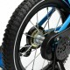 Vélo unisexe pour enfant de 14 pouces Cadre en acier au carbone avec roues stabilisatrices - BW38MSPKF