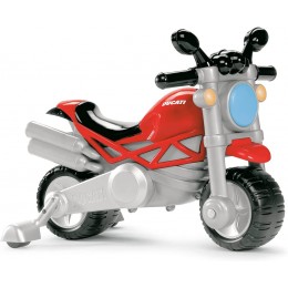 Chicco Moto Ducati porteur pour Enfants Porteur Moto avec Stabilisateurs Amovibles Klaxon et Grondement du Moteur Max 25 Kg Jouet Enfant de 18 Mois à 5 Ans - BHK31KGRJ