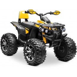 Playkin Quad Racer Yellow Quad Enfant Moto électrique pour Enfant 12 V Batterie Rechargeable 4 Roues + 3 Ans Jouets pour Enfants Voitures 1300199 - B315DFQDS