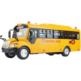 GOSHITONG Modèle De Jouet d'autobus Scolaire pour Enfants Bus De Simulation Grand Bus Scolaire Bus Cadeau d'anniversaire De Voiture Inertielle Bébé Garçon 2-3 Ans - BN716MYPZ