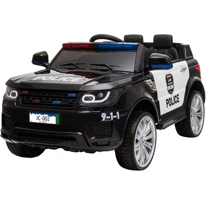 Voiture électrique pour enfants avec télécommande voiture de police tout-terrain à quatre roues avec alarme et fonction de cri balade en voiture électrique sur des voitures jouets - BJ75NYIDU