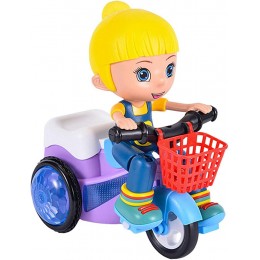 Basii Jouet Tricycle Cascadeur pour Enfants Jouet véhicules pour Enfants Jouet éducatif de Rotation de Musique légère Jouet électrique de Voiture pour Enfants Cadeau d'anniversaire pour garçons - BW37ENYOJ