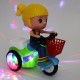 Regine Tricycle Cascadeur pour Enfants Jouets Robots pour Enfants Garçons et Filles modélisant Une Moto à Trois Roues avec Musique et lumière Jouet d'anniversaire pour Enfants avec Voiture à - B9EKVHKPT
