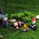 4 pièces GNOME de Jardin à la Gueule de Bois Miotlsy-Jardin Gnomes Figurine,Ensemble Accessoires de Jardin,dans Décors pour mini-poupées pour la Décoration de Gâteau de Famille et Jardin… - B459KPLVR