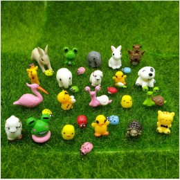 EMiEN Lot de 31 mini animaux miniatures pour décoration de maison de poupée à faire soi-même décoration de jardin féerique - BKHKNIETD