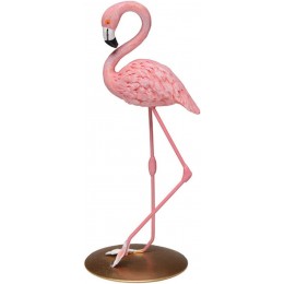 Statue de flamanto statues de jardin résine Flamingo Figurine Desktop Bird Animal Sculpture Ornement pour le jardin - BE246TDIG