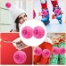 shifengzhou Patinage Pom Poms Balls Patins À roulettes Pom Poms Pompons Duveteux pour Lacets avec Jingle Bell Enfants Adultes Disponibles 6 Couleurs - BKB79KBMD