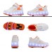 ZKHD Chaussures de Patins à roulettes LED pour Enfants avec Roues Chargement USB Baskets à Quatre Roues à Double Rangée pour Débutant Soirée Plus Équilibrée Anniversaire Meilleur Cadeau,White-37EU - B2JQ8EAHR