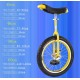 Monocycles Brouette compétitive colorée bicyclette de cadre à haute résistance pneu en caoutchouc antidérapant résistant à la pression résistant à la pression anti-chute anti-collision enfants - BWEH1XVOU