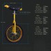 YXWzxc Monocycles Brouette vélo à Cadre en Acier au manganèse à Haute résistance réflecteur BS perlé antidérapant Anti-Goutte Anti-Collision améliorer la Condition Physique Vélos Enfants - B3KHNHRNO