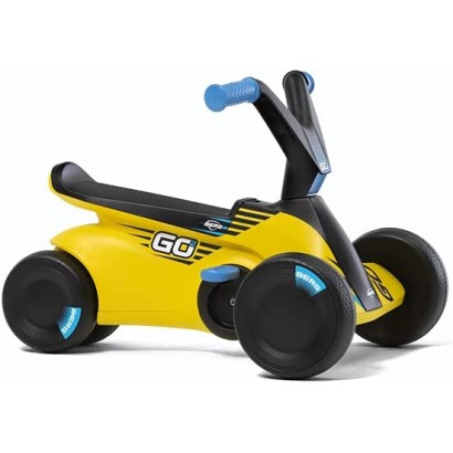 BERG GO² SparX 2in1 Porteur Jaune | Porteur Enfants Voiture Karting Vélo Bébé Draisienne Bébé Educatif Bébé Walker Vehicule Enfant 10-30 Mois - B23J5NBTH