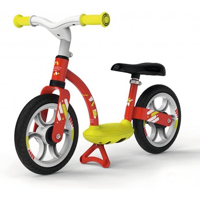 Smoby Draisienne Confort Vélo Enfant Léger avec Béquille Selle Réglable Roues Silencieuses Rouge 770122 - BQ5J9HARF