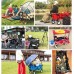 Chariot pliable Chariot pliant de jardin Avec auvent Wagon lourd Panier d'achat multifonctionnel portable pour Extérieur Camping Pêche Chariot de traction Avec 4 roues Charge: 80kg Color : Red - BN5EDNTZI