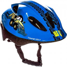 Sport Direct Dig It Casque de vélo pour Enfant Motif Pelleteuse 48-52 cm CE EN1078 : 2012 + A1 : 2012 Bleu - BE65QPMLG
