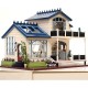 BIYM Artisanat Projet Miniature Maison de poupées en Bois Ma Provence Villa Lavande - BEA67HPRI