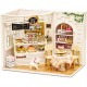 CUTEBEE Miniature avec des Meubles de Maison de poupée kit DIY Dollhouse en Bois Ainsi Que la 1:24 Salle créative pour l'idée Cadeau Saint Valentin - B89D7SQIY