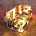 Cuteefun Maison Miniature a Construire DIY Maison Poupee Miniature Bois en Kit avec Musique Anti-Poussière et Meubles Cadeau de Bricolage Artisanal pour Les Femmes Moments de Silence - BA8WDKLYM