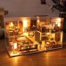 Cuteefun Maison Miniature a Construire DIY Maison Poupee Miniature Bois en Kit avec Musique Anti-Poussière et Meubles Cadeau de Bricolage Artisanal pour Les Femmes Moments de Silence - BA8WDKLYM