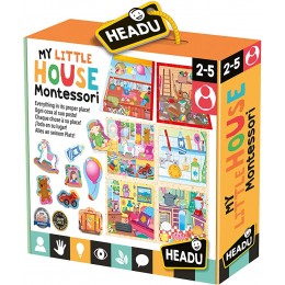 Headu - Maison de Poupée - Montessori multicolore it20836 Version Espagnole - BEKAVSDNA
